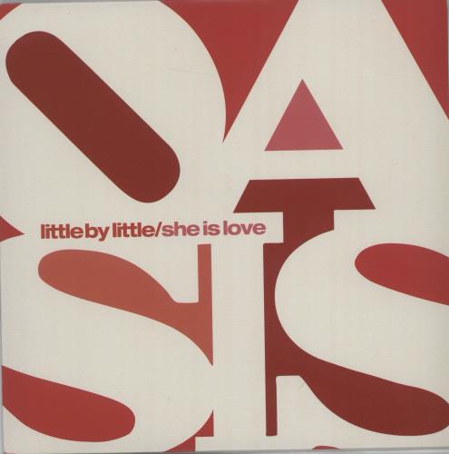 Oasis Little By Little / She Is Love UK 7